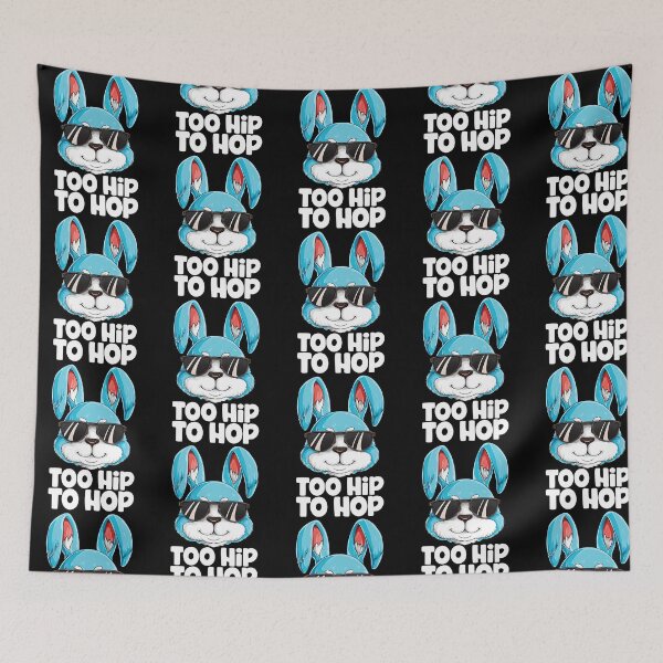 Item preview, Too Hip To Hop T Shirt Easter Day Bunny Boys Girls Kids Men designed and sold by MeanMachine603.
