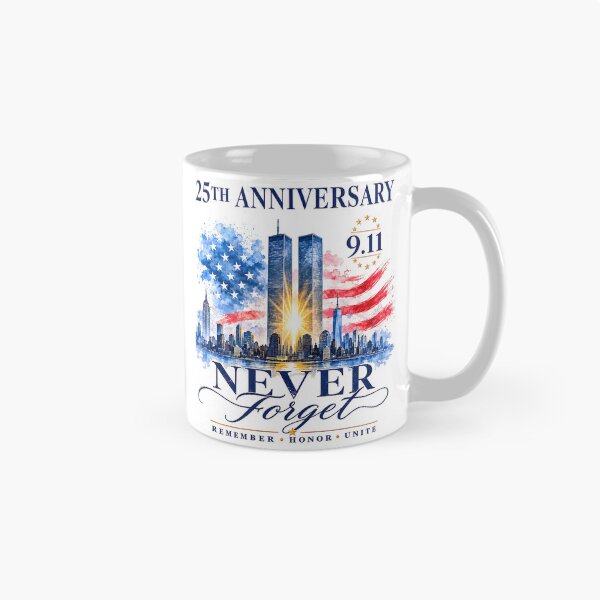 Item preview, 25th Anniversary Never Forget 9/11 Memorial Tribute designed and sold by nryum.