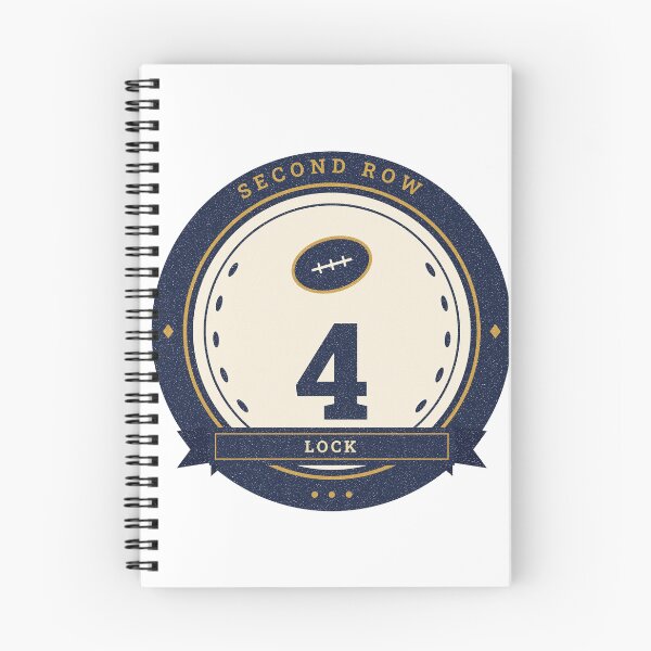 Item preview, Rugby Lock Number 4 Vintage Second Row Varsity Badge designed and sold by sca09.