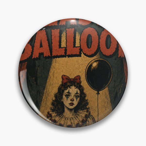 Item preview, Vintage Halloween Cover Art: Sinister Clown Girl Midnight Stage designed and sold by bapupa.
