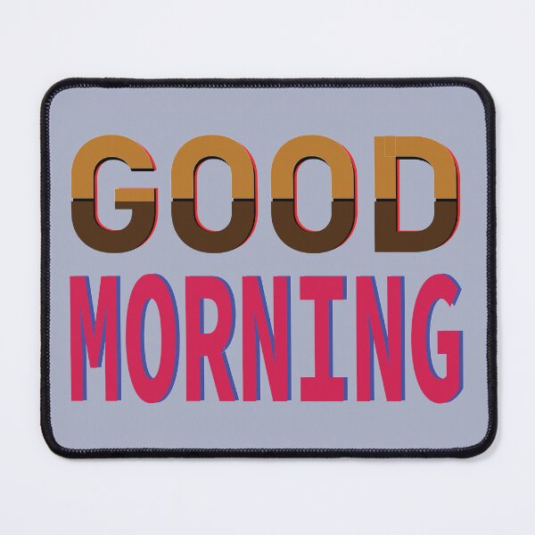 Item preview, Good Morning Retro Typography Design designed and sold by Mdjahirulsk.