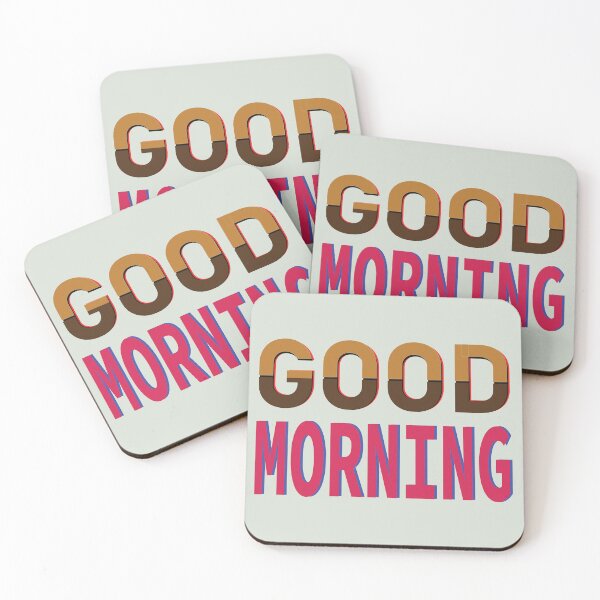 Item preview, Good Morning Retro Typography Design  designed and sold by Mdjahirulsk.