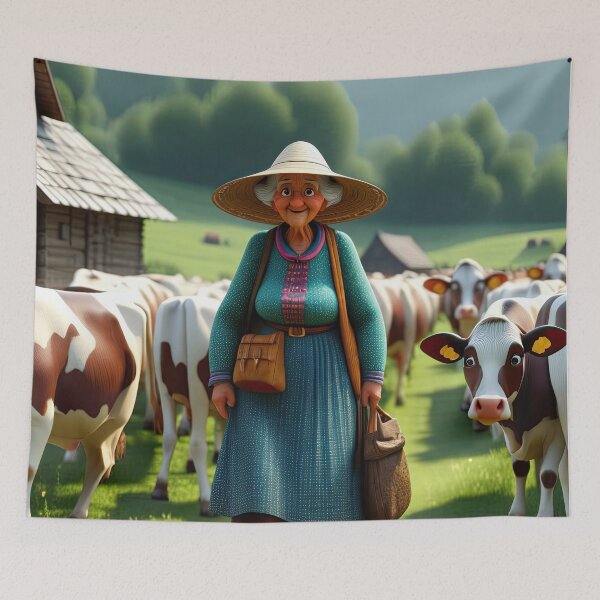 Item preview, Old Fart herding Cows designed and sold by Colin Bentham.