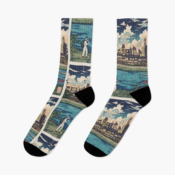Item preview, Kyoto Riverside – Japan Modern Ukiyo-e Print designed and sold by JAPANCE STUDIO.