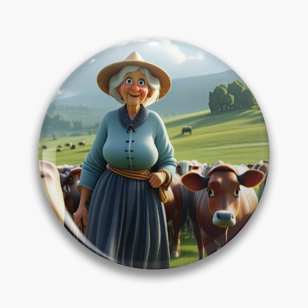 Artikelvorschau, Alter Knacker hütet Kühe entworfen und verkauft von Colin Bentham.