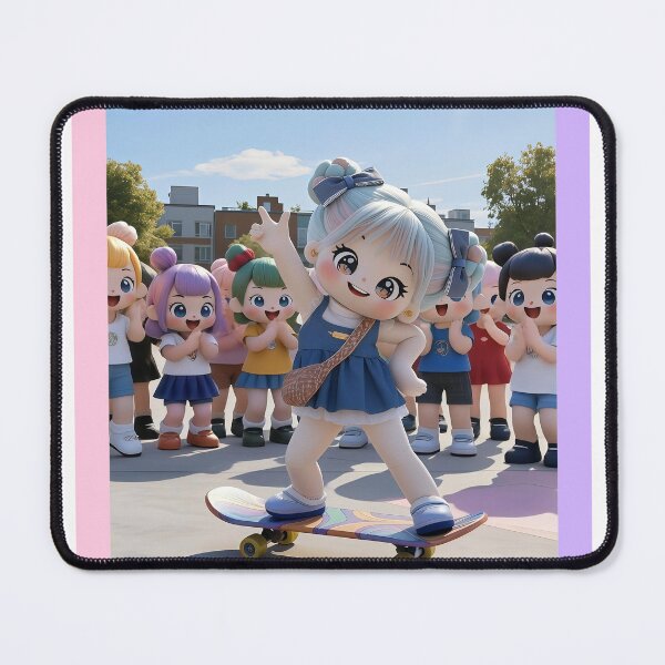 Item preview, Trendy Bias Y2K Skater Chibi Magazine Cover designed and sold by Nicole_83.