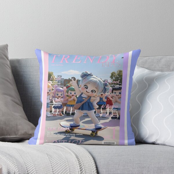 Item preview, Trendy Bias Y2K Skater Chibi Magazine Cover designed and sold by Nicole_83.