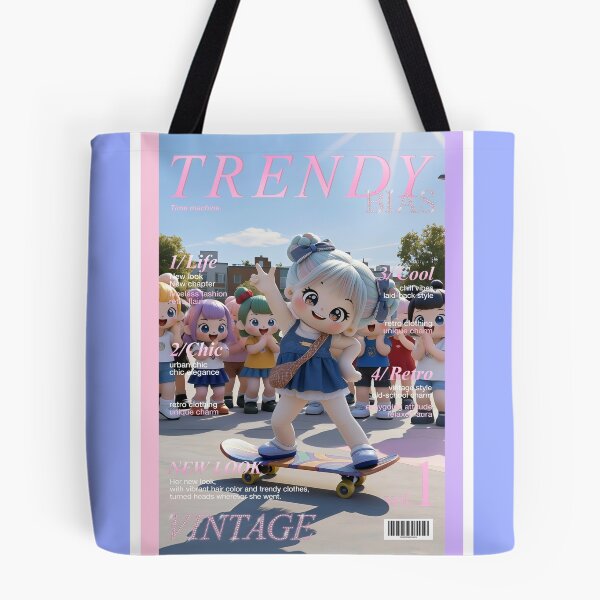 Item preview, Trendy Bias Y2K Skater Chibi Magazine Cover designed and sold by Nicole_83.
