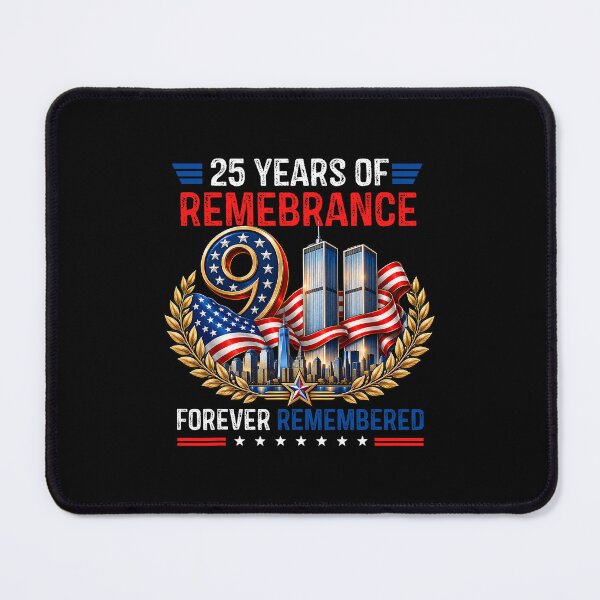 Item preview, 9/11 Memorial 25th Anniversary Tribute designed and sold by nryum.