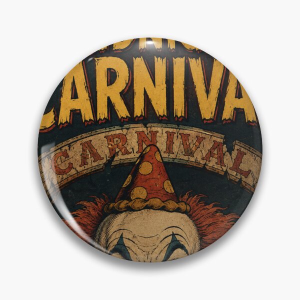 Item preview, Vintage Halloween Cover Art: Creepy Clown Midnight Carnival designed and sold by bapupa.