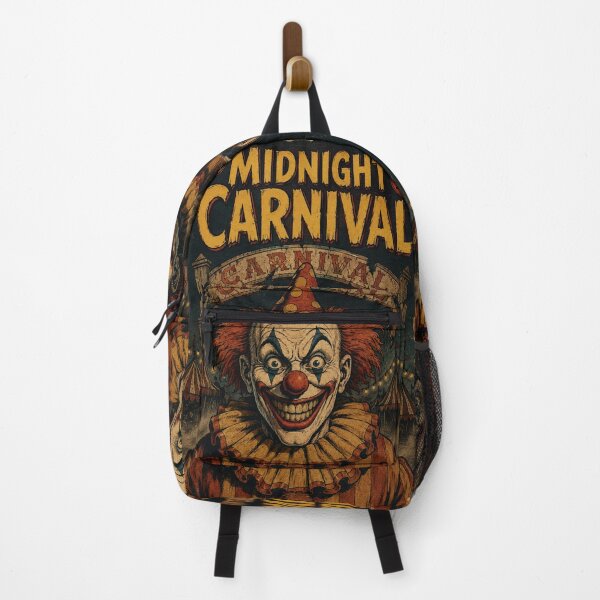 Item preview, Vintage Halloween Cover Art: Creepy Clown Midnight Carnival designed and sold by bapupa.