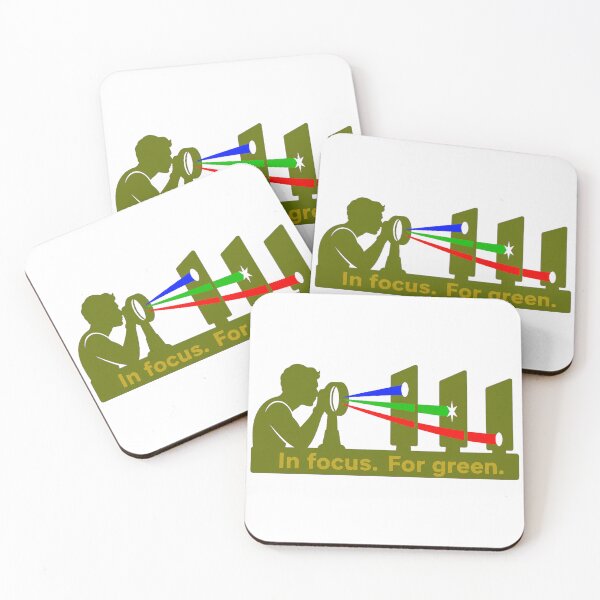 Item preview, In focus. for green designed and sold by The optical engineering shop.