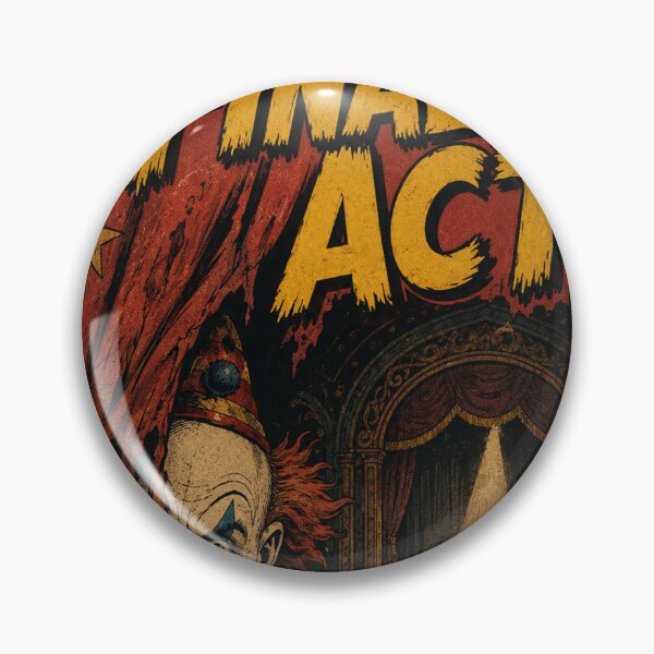 Item preview, Vintage Halloween Cover Art: Haunted Circus Clown Nightmare designed and sold by bapupa.