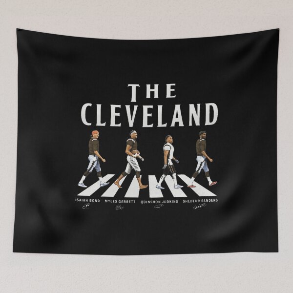 Item preview, Cleveland Football Fan Abbey Road Style Tee designed and sold by RobertBar34259.
