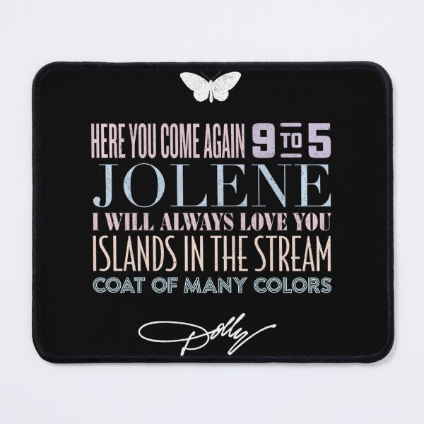 Item preview, Dolly Parton Greatest Hits Typography Design designed and sold by CampbellkhDesig.