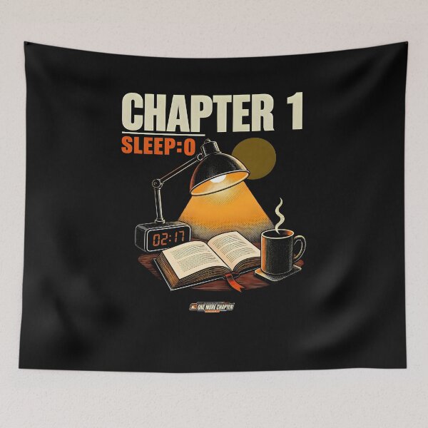 Item preview, Chapter One Sleep Zero Funny Late Night Reader Book Graphic designed and sold by ABD998.