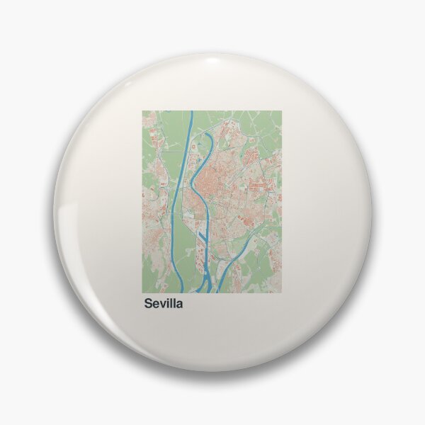 Item preview, Seville Minimalistic Map Art designed and sold by MapsNerd.