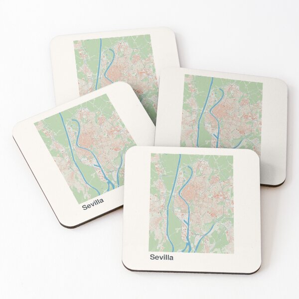 Item preview, Seville Minimalistic Map Art designed and sold by MapsNerd.