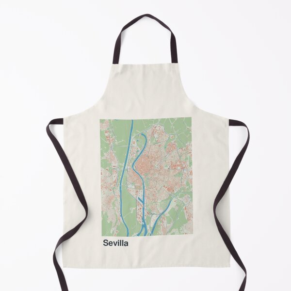 Item preview, Seville Minimalistic Map Art designed and sold by MapsNerd.