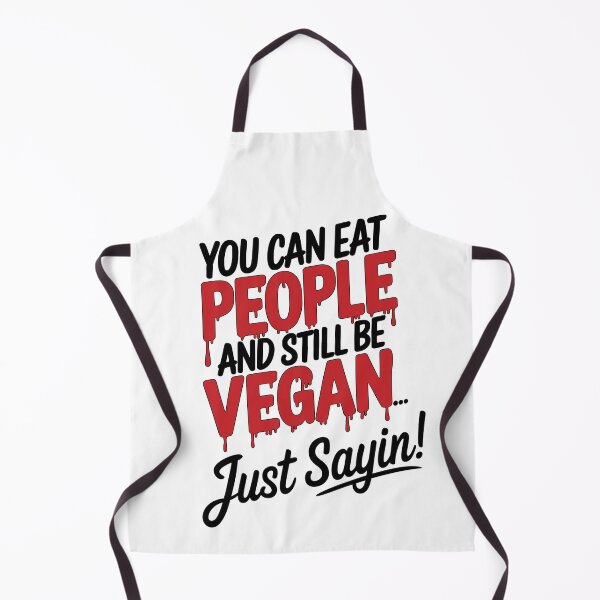 Item preview, Eat People Still Vegan Quote Horror Typography designed and sold by Veganizer.art.