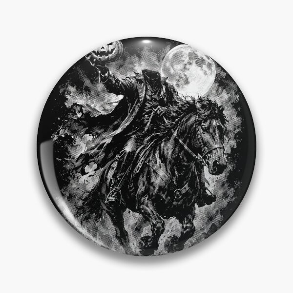 Item preview, Headless Horseman Pumpkin Rider Vintage Horror Halloween designed and sold by BareCrack.