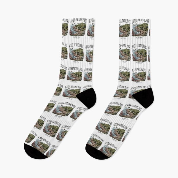 Item preview, Acadia Coastal National Park Vintage Design designed and sold by JenniferF90649.