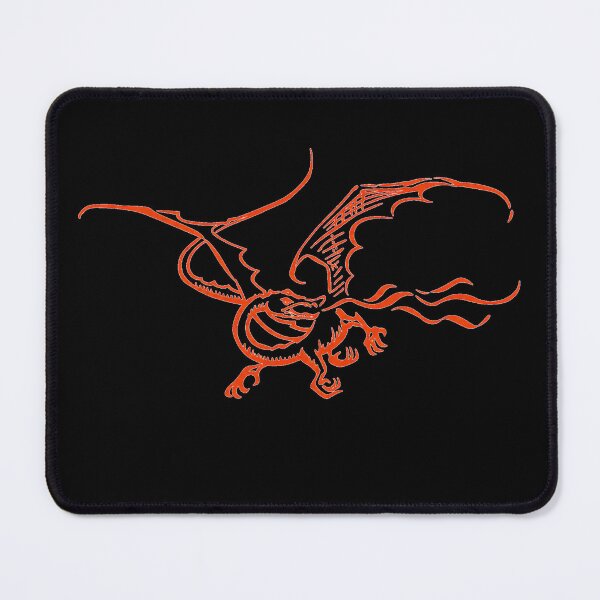 Item preview, Fiery Orange Winged Dragon designed and sold by Art-Monnard.