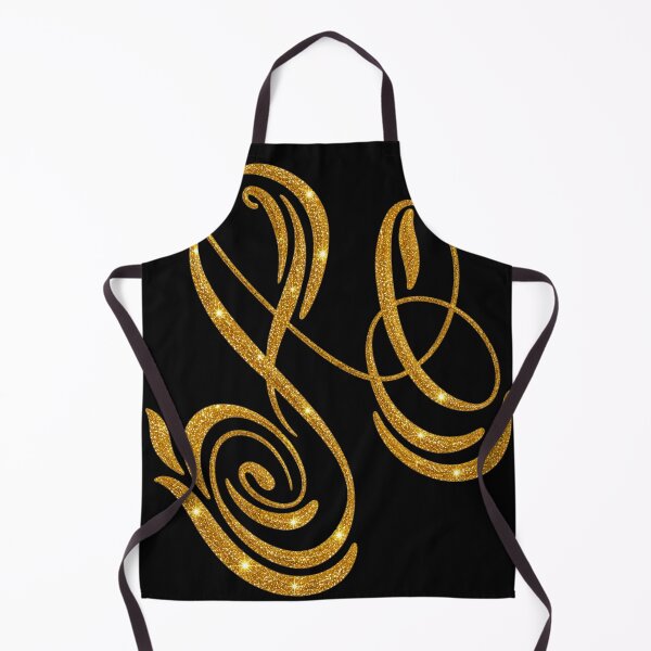 Item preview, Golden Glitter Letter A – Handmade Calligraphy Alphabet Design designed and sold by Neha-Daily-Art.