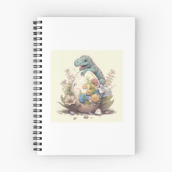Item preview, Easter Saurus Rex Funny Baby Dinosaur Hatching Egg Flowers designed and sold by norieganida.