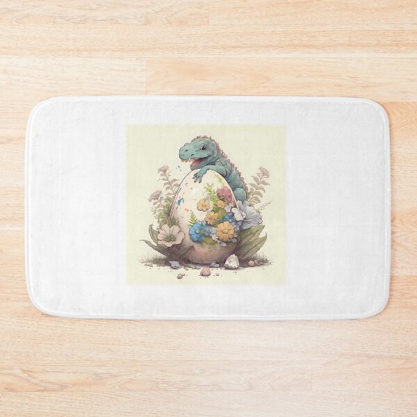 Item preview, Easter Saurus Rex Funny Baby Dinosaur Hatching Egg Flowers designed and sold by norieganida.