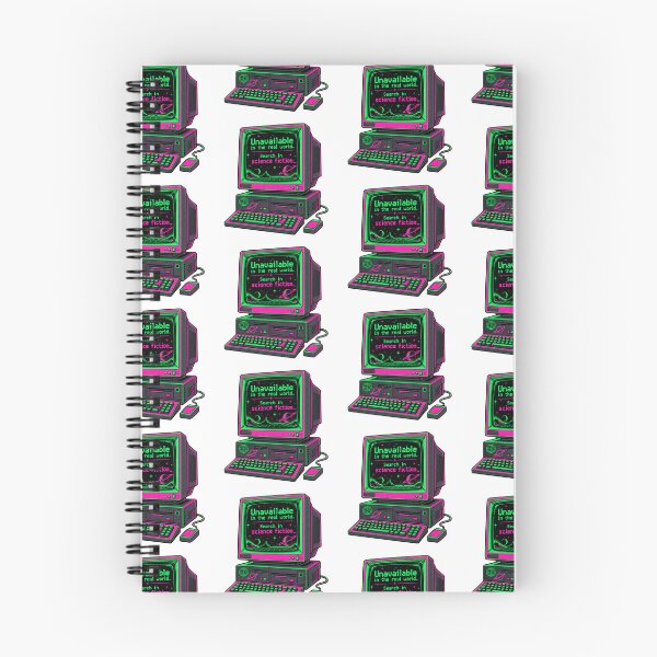 Item preview, Unavailable In The Real World Retro Cyberpunk Neon Computer Sticker designed and sold by Biriba+55.