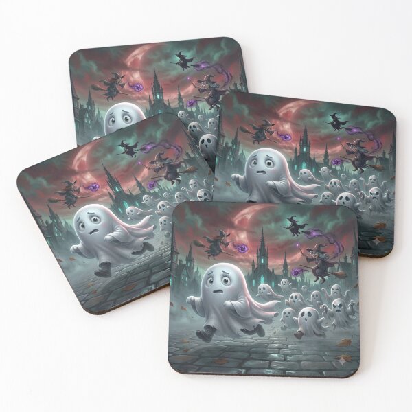 Item preview, Uciekające Duszki i Czarownice – Upiorna Noc Halloween designed and sold by DarcPop.