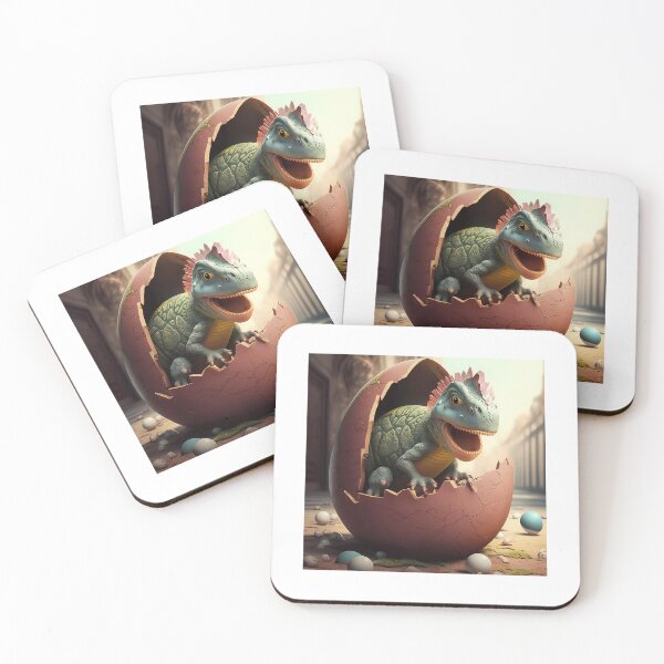 Item preview, Easter Saurus Rex Funny Baby Dinosaur Hatching Egg Flowers designed and sold by norieganida.