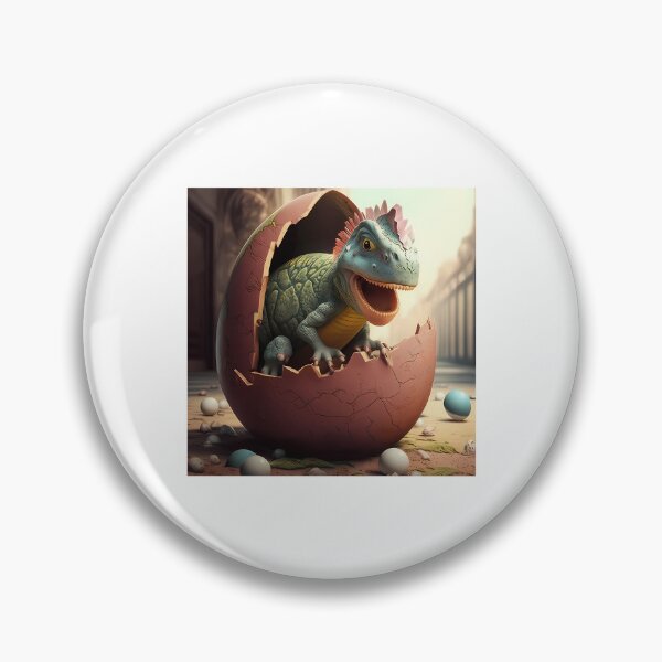 Item preview, Easter Saurus Rex Funny Baby Dinosaur Hatching Egg Flowers designed and sold by norieganida.