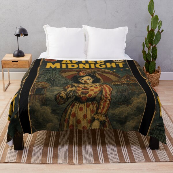 Item preview, Vintage Halloween Cover Art: Gothic Clown Woman Midnight Carnival designed and sold by bapupa.
