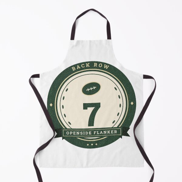 Item preview, Openside Flanker Rugby Number 7 Vintage Back Row Badge designed and sold by sca09.