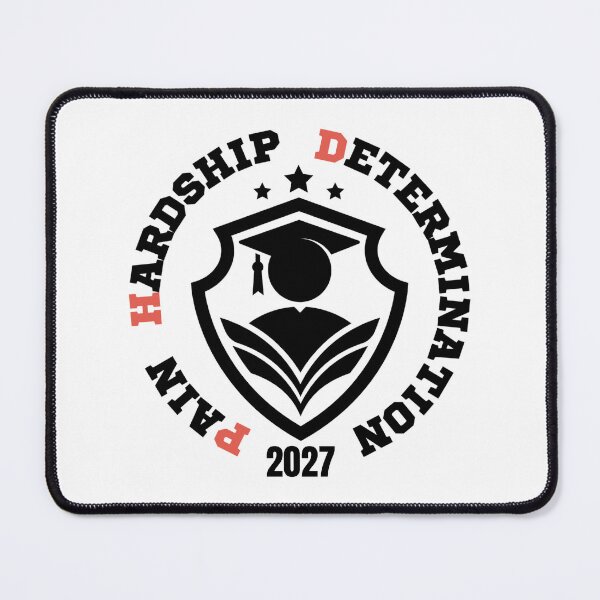 Item preview, Class of 2027 Funny PhD Graduation Quote Pain, Hardship, Determination  designed and sold by Artycom.