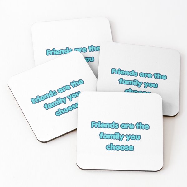 Item preview, Friends Are The Family You Choose Cute Quote Typographic Art designed and sold by serotonin75114.