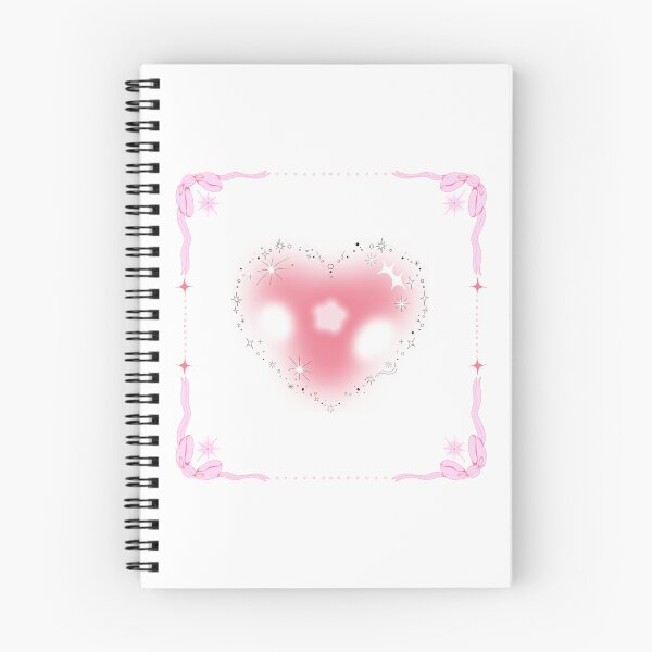 Item preview,  Y2K Coquette Airbrush Aura Heart Frame Vector Graphic with Soft Pink Bows and Sparkles designed and sold by Rehnair.