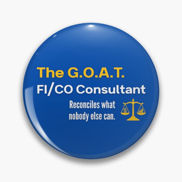 Item preview, The G.O.A.T. FI/CO Consultant - Funny SAP Gift designed and sold by HypercareClub.