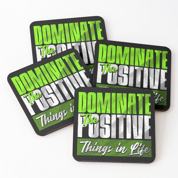 Item preview, Dominate The Positive Motivational T-Shirt, Success Mindset designed and sold by baretyas.