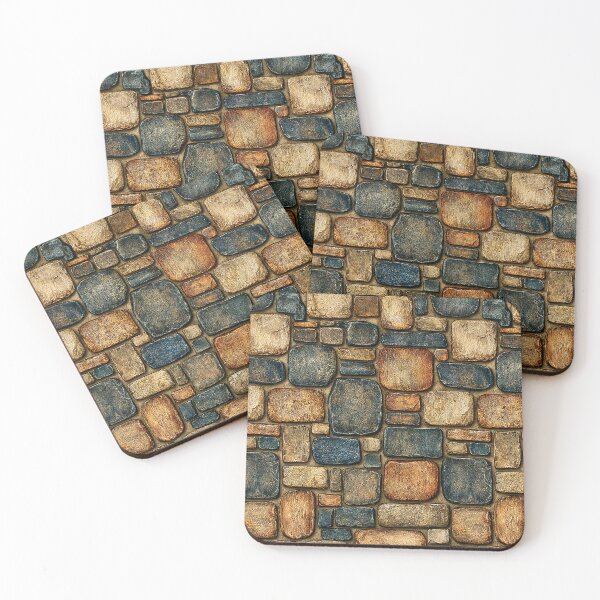 Item preview, Rustic Earthy Brown Fortress Stone Texture designed and sold by Piotrek0001.