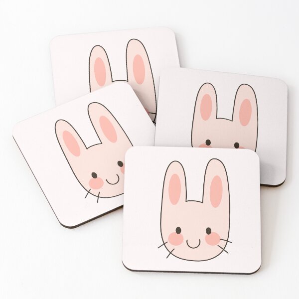 Item preview, Cute Hand Drawn Pink Bunny Aesthetic designed and sold by Porpor Artwork.