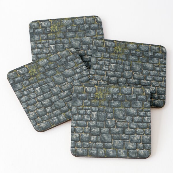Item preview, Aged Mossy Castle Wall Masonry Pattern designed and sold by Piotrek0001.