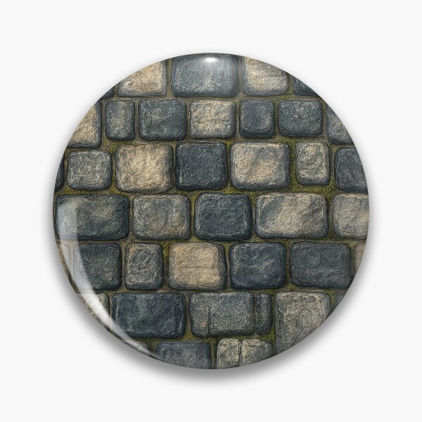Item preview, Classic Grey Squared Castle Cobblestone designed and sold by Piotrek0001.