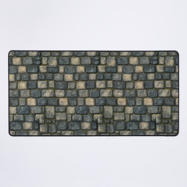 Item preview, Classic Grey Squared Castle Cobblestone designed and sold by Piotrek0001.
