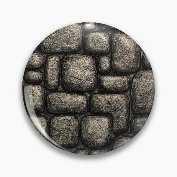 Item preview, Detailed Dark Grey Ancient Cobblestone Art designed and sold by Piotrek0001.
