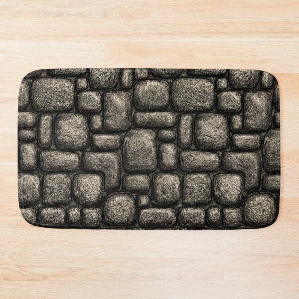 Item preview, Detailed Dark Grey Ancient Cobblestone Art designed and sold by Piotrek0001.