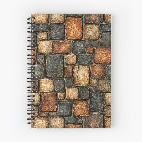 Item preview, Fiery Ember Toned Medieval Stone Wall designed and sold by Piotrek0001.