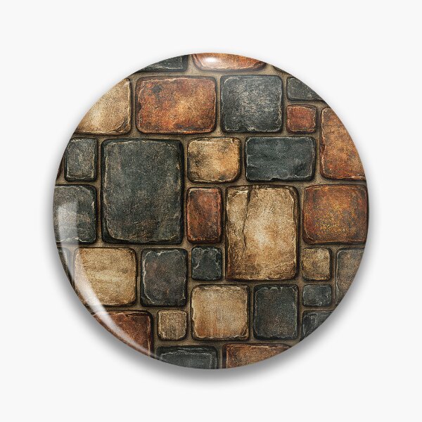 Item preview, Fiery Ember Toned Medieval Stone Wall designed and sold by Piotrek0001.